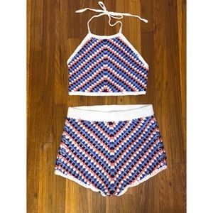Knitted Beach Set
